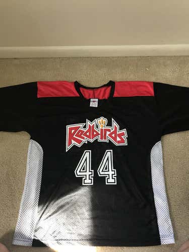 Redbirds box lacrosse jersey
