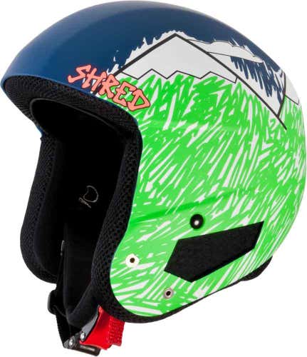 New Shred Brain Bucket Need More Snow FIS Legal Helmet