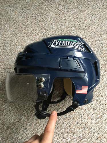 Pro Stock Florida Everblades Game Worn Helmet M ECHL