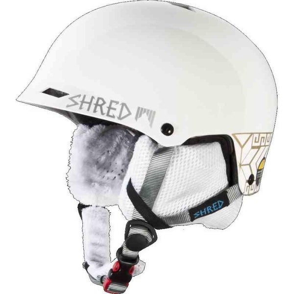 New Shred Half Brain Race Helmet: Norfolk Gold: White/Gold XS/M- 52-56