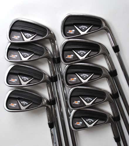 Callaway X2 Hot Pro Iron Set, 3-GW, RH, Stiff Steel - Excellent Condition
