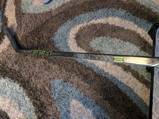 Pro Stock Tropp CCM Ribcor Reckoner - 85 flex - RH - Crosby - Grip - Senior Hockey Stick