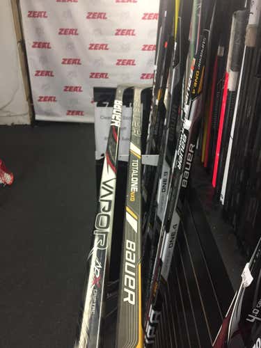 2 intermediate bauer hockey sticks. One is a Total one nxg, the other is an apx.