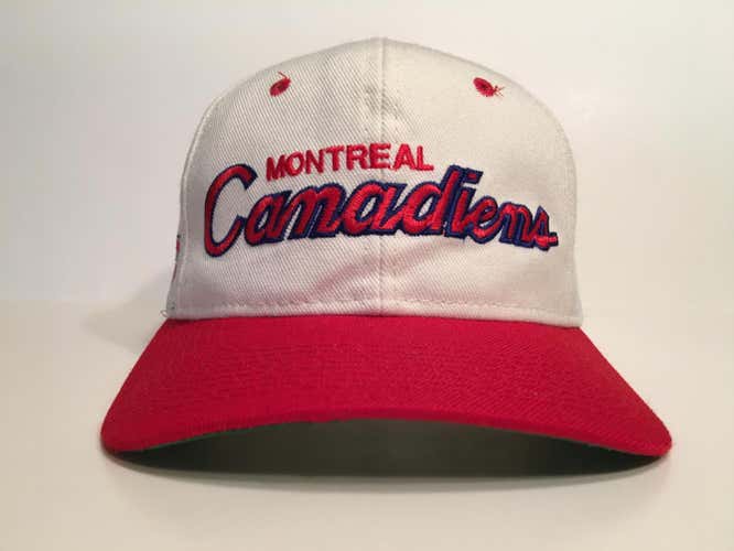Vintage Montreal Canadiens Sports Specialties Script Snapback