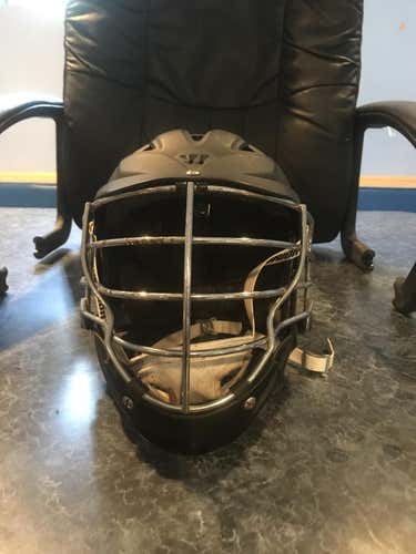 Black warrior helmet