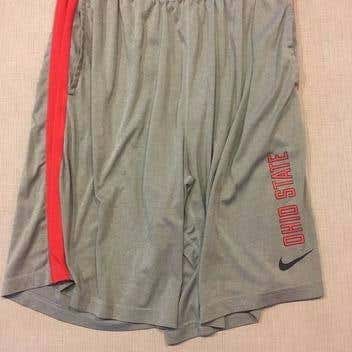 Team Issued Ohio State Nike Dri-Fit Lacrosse Shorts