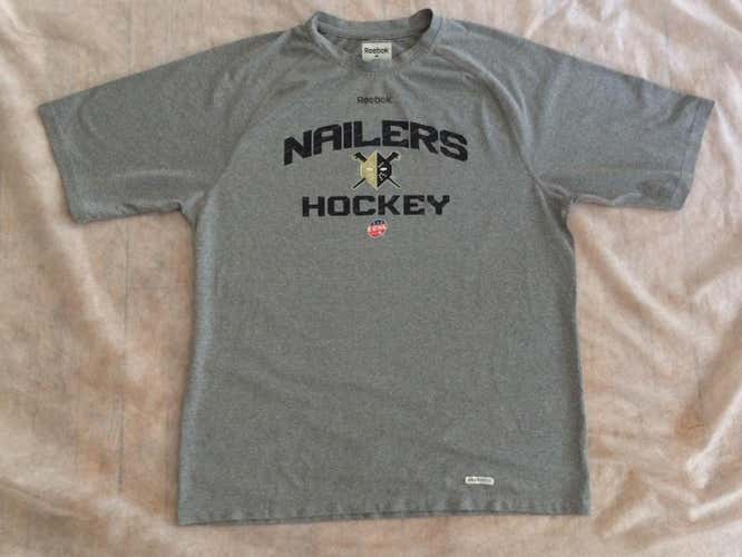 Wheeling Nailers ECHL Reebok workout / training shirt, medium