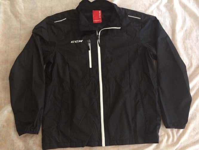 Full Blank AHL / ECHL CCM Tracksuit, Top is XL, Bottoms are L,  in all levels of hockey.