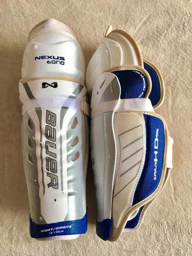 Bauer Nexus 6000 Shin Guards Size 14