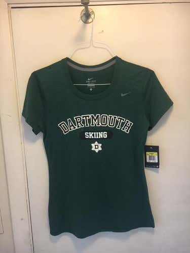 Small Dartmouth Women's Nike Green Short Sleeve Shirt & skida