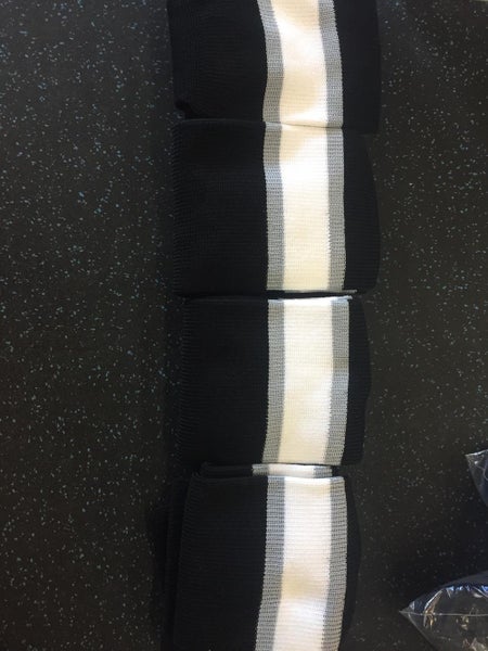 Hockey sock bundle of 18 black and white socks!