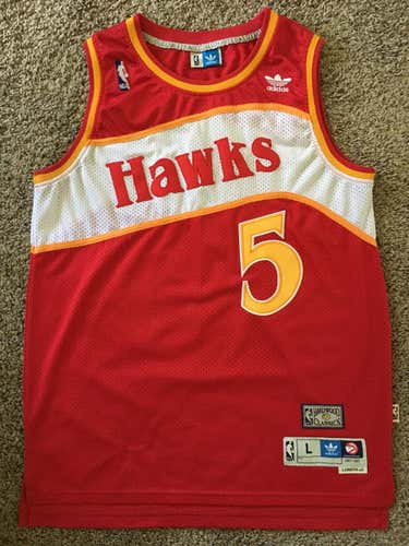 Vintage Atlanta Hawks Jersey #5 Josh Smith Size Adult Large