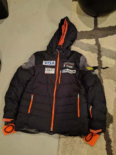 US Ski Team down puffy coat