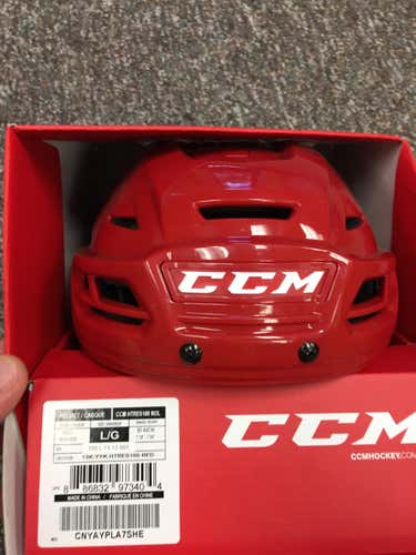 Brand New CCM Resistance 100  Helmet  Sz Large.  Color Red   60.00