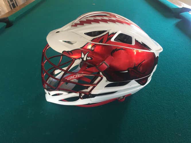 Arkansas club lacrosse team issued and game worn Cascade R