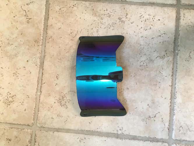 Shoc visor- like new- for lacrosse and football-Iridium