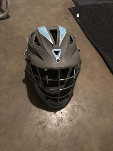 PRICE DROP, matte grey R w/ Carolina blue chin