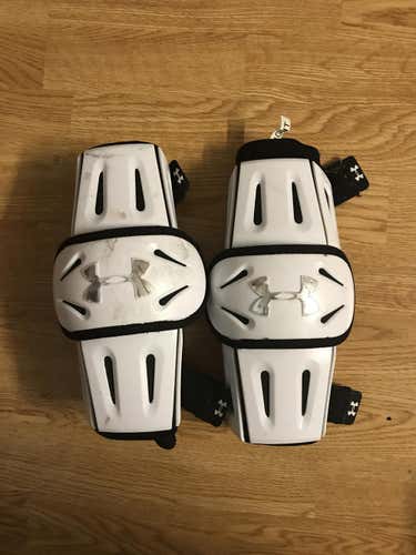 White Under Armour Revenant Arm Guards
