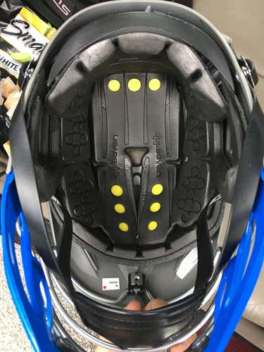 Custom matte gray and royal blue R