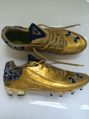 Limited Notre Dame Under Armour Finisher Lacrosse Cleat