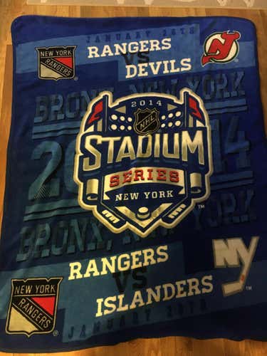 Stadium Series 2014 NY Rangers Blanket