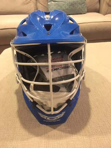 Brand New Cascade R Royal Blue With Pearl Facemask