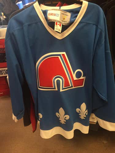 CCM Vintage NHL Quebec Nordiques Jersey