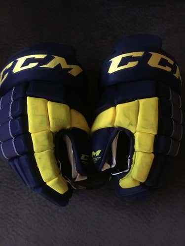Michigan Team Issued CCM Gloves size 14