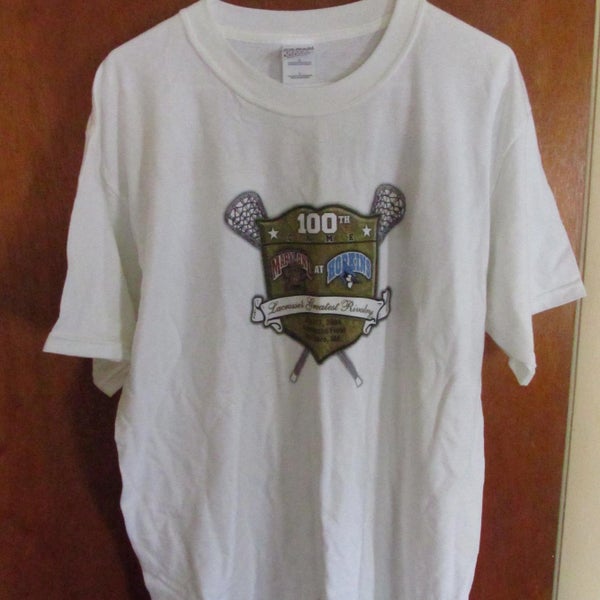 2004 Maryland v Johns Hopkins lax rivalry commemorative T-shirt