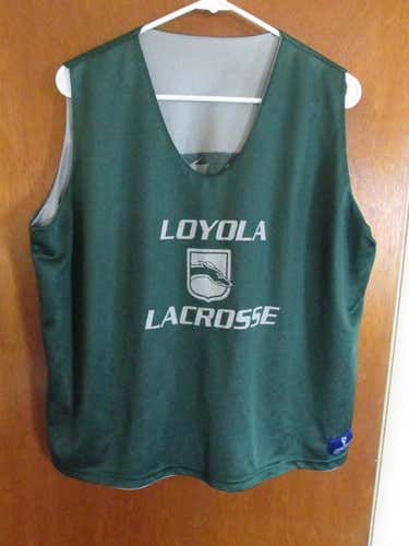 Loyola Greyhounds used lacrosse reversible practice pinnie