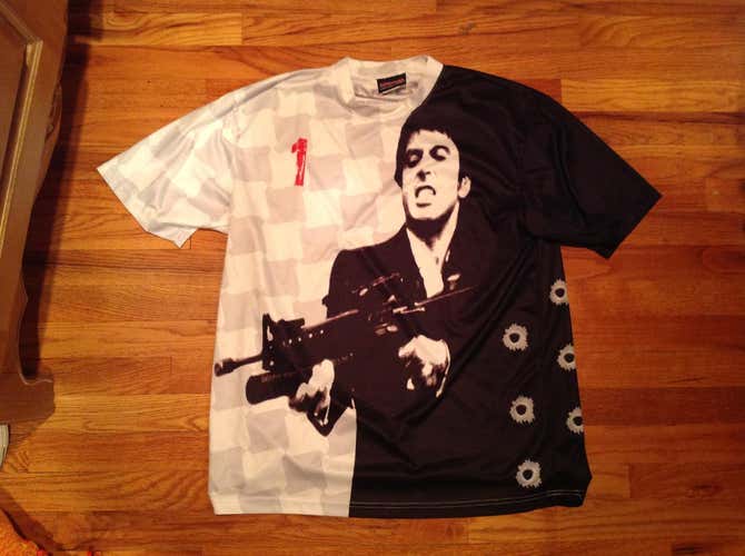Tony Montana Shooting Shirt Size XL