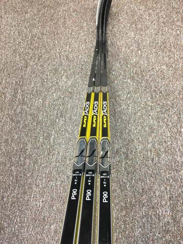 3 Used Pro Stock CCM Super Tacks Grip. Left Handed 75flex. P90 /Crosby /p92 curve 60"  length. $1...