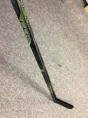 2 Used great condition CCM Ribcor Reckoners Grip Left Handed 85 flex  H15 curve 58" length 2 stic...