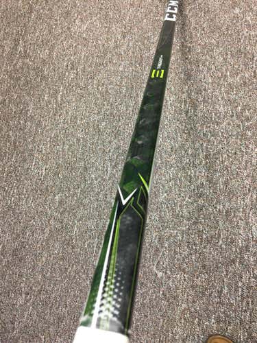 Excellent Shape Pro Stock CCM Ribcor Trigger ASY Bubble Grip Stick Left Handed Curve  Toe P28   8...