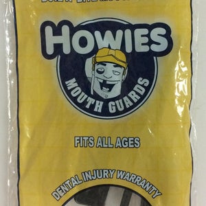 Howies Boil n' Bite Mouth Guard with Strap Black One Size Fits All