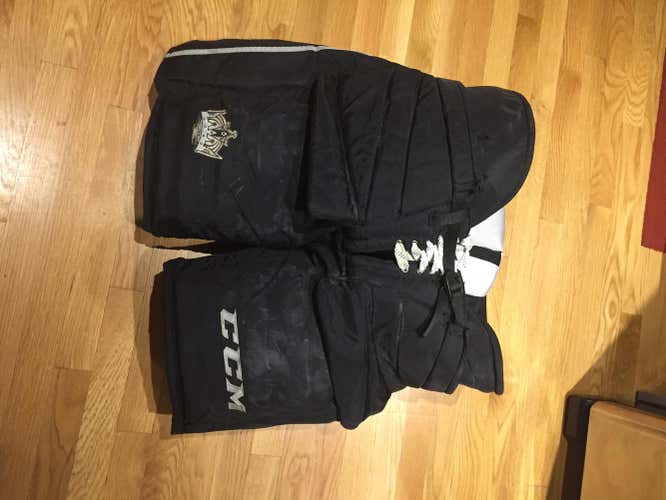 NHL LA KINGS CCM PRO STOCK GOALIE PANTS