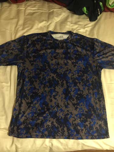 Digital Blue, Black, Grey Shooting Shirt