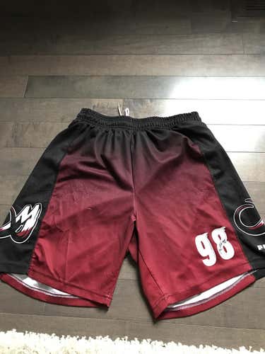 colorado mammoth signed game shorts