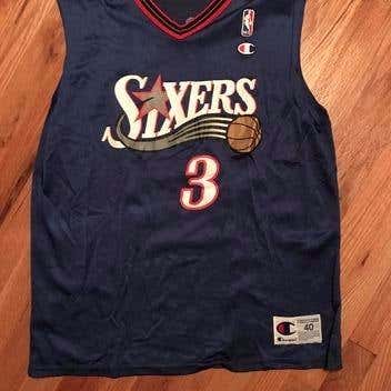 Philadelphia 76ers Allen Iverson blue replica Jersey