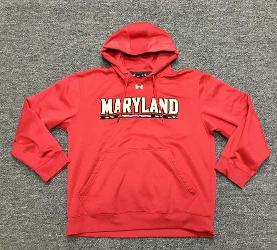Maryland red under armor sweatshirt large