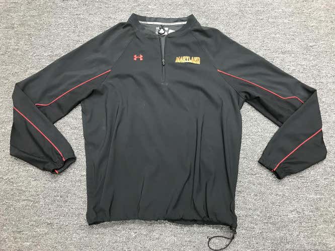 University of Maryland Coching Jacket Men's Large Black Under Armour