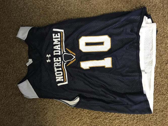 Notre Dame team practice pinnie