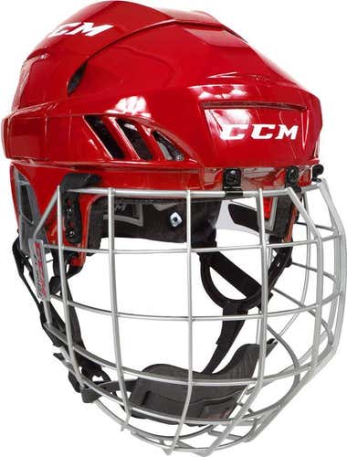 New CCM FL60 Combo Red Small Helmet