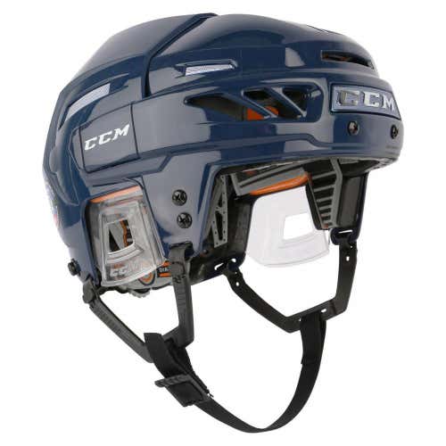 New CCM FitLite 3DS Navy/Gold Med Helmet