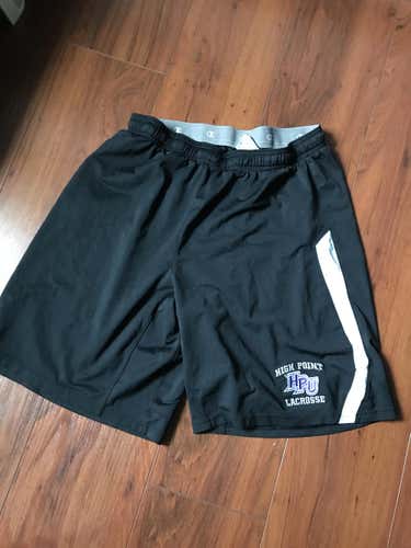 High Point Black Lacrosse Shorts