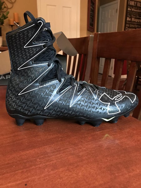 UA Black Highlight Lacrosse/Football Cleat (Barely Used)
