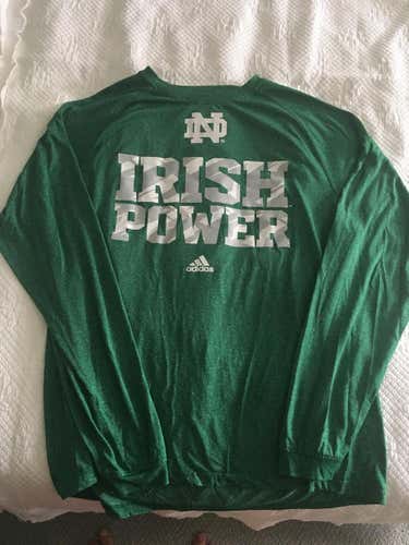 Norte Dame "Irish Power" Climate Long Sleeve Shirt