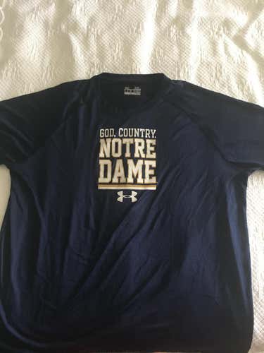 Short sleeve Notre Dame Under Armour Shirt