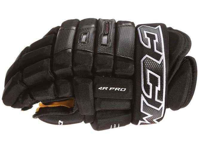 New CCM 4R Pro Junior 11" Gloves Black