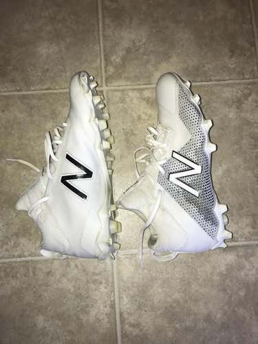 NEW BALANCE FREEZE CLEATS- WHITE, 10.5